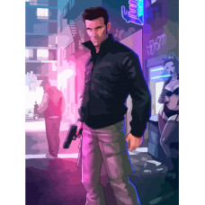 Живопись по номерам Бруталити игра Grand Theft Auto 5375