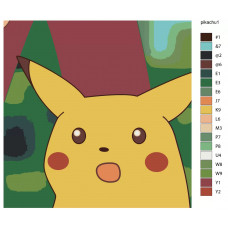 Живопись по номерам Живопись по номерам TSKK-pikachu1