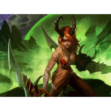 Картина по номерам Бруталити World of warcraft 385 на холсте 40x30