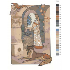 Живопись по номерам BRUSHES-PAINTS Афанасьевым А. Н. - Царевна-лягушка