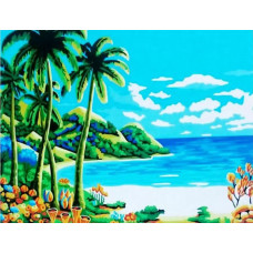 Картина по номерам Paintboy Морское побережье, 30x40 см