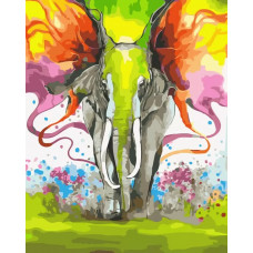 Живопись по номерам Color Kit Слон 40x50