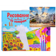 Картина по номерам Рыжий кот Мадрид Испания, 40х50 см