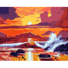 Картина по номерам Color Kit Бушующее море, 40x50