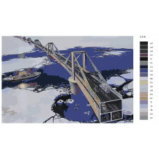 Живопись по номерам BRUSHES-PAINTS Ледники