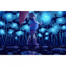 Картина по номерам Бруталити Undertale Фриск 4 60 х 40