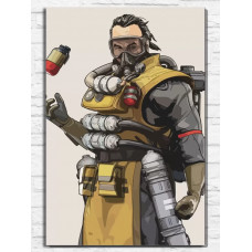 Живопись по номерам Бруталити игра APEX LEGENDS - 9284 В
