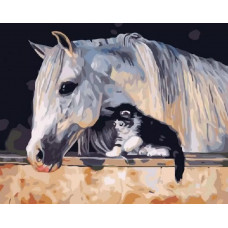 Картина по номерам Paintboy Нежная забота, 40x50 см