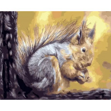 Живопись по номерам Paintboy Старая белка 40x50