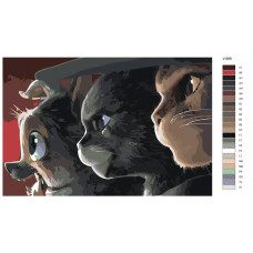 Живопись по номерам BRUSHES-PAINTS Кот в сапогаx и его друзья