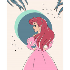 Картины по номерам  Disney Adults Ариэль DA026