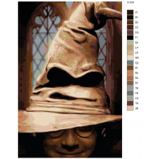 Живопись по номерам BRUSHES-PAINTS Гарри Поттер (Harry Potter). Распределяющая шляпа Живопись по номерам BRUSHES-PAINTS Гарри Поттер (Harry Potter). Распределяющая шляпа