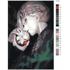 Картина по номерам BRUSHES-PAINTS Twisted-Wonderland Вил Шоэнхайт 40x60 см Картина по номерам BRUSHES-PAINTS Twisted-Wonderland Вил Шоэнхайт 40x60 см
