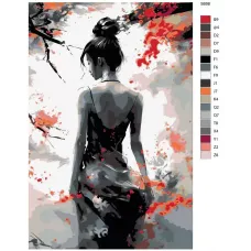 Картина по номерам BRUSHES-PAINTS Самурай S-698 50x70 см