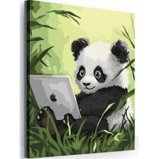 Картина по номерам Hobby Paint Современная панда 40х50