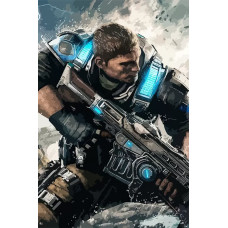 Картина по номерам Бруталити Игра Gears of war 8607 В на холсте 60 x 40