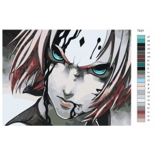 Живопись по номерам BRUSHES-PAINTS Сакура - Аниме