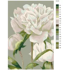 Картина по номерам BRUSHES-PAINTS Цветы R-215 80x120 см