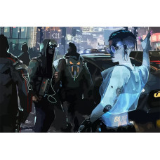 Картина по номерам Бруталити Cyberpunk Red 6886 Г 60x40 см