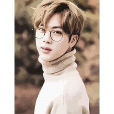 Картина по номерам Бруталити Kpop bts jin Ким Сокджин 2322 на холсте 40x30 Картина по номерам Бруталити Kpop bts jin Ким Сокджин 2322 на холсте 40x30