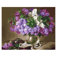 Картина по номерам Paintboy Великолепная сирень, 40x50