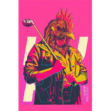 Картина по номерам Бруталити Игра Hotline Miami 7312 В на холсте 60 x 40