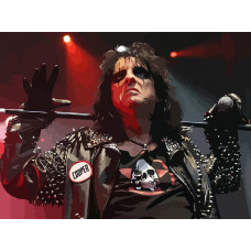 Картина по номерам Бруталити Alice Cooper 6 на холсте 40x30