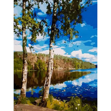Картина по номерам Paintboy Русские просторы, 40x50 см