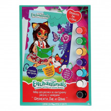 Набор для рисования MultiArt Enchantimals Фелисити Лис и Флик Роспись по номерам 17х23 см Набор для рисования MultiArt Enchantimals Фелисити Лис и Флик Роспись по номерам 17х23 см