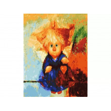 Картина по номерам Paintboy Солнечный ангел с сердечком, 40x50