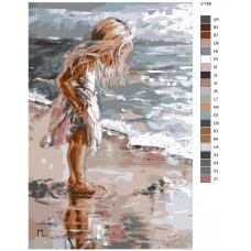 Живопись по номерам BRUSHES-PAINTS Одна такая!