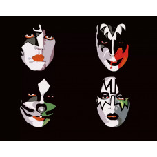 Картина по номерам Красиво Красим KISS, 30 х 40 см