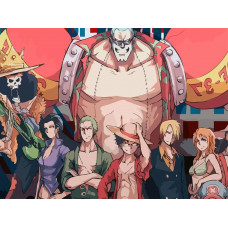Картина по номерам Бруталити Аниме Ван Пис One Piece 8120 Г на холсте 30x40
