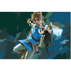 Картина по номерам Красиво Красим The Legend of Zelda, 80 х 100 см