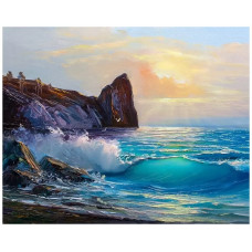 Картина по номерам "Береговые ландшафты" 40 x 50 см