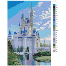 Живопись по номерам BRUSHES-PAINTS Белоснежный замок