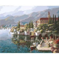 Картина по номерам Цветной Воспоминание о Верроне, 40x50 см