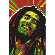 Картина по номерам Бруталити Bob Marley 159 на холсте 60 x 40