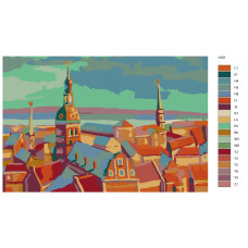 Картина по номерам, 40 x 60, LV01