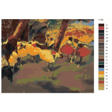 Живопись по номерам BRUSHES-PAINTS Репродукция картины - Перед выступлением. Эдгар Дега Живопись по номерам BRUSHES-PAINTS Репродукция картины - Перед выступлением. Эдгар Дега