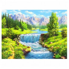 Картина по номерам Водопад 40х50см