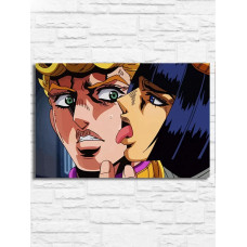 Картина по номерам Бруталити JoJo ДжоДжо Джотаро Джованна 7520 Г 30x20 на холсте 30x40
