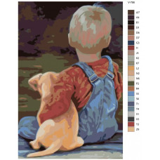 Живопись по номерам BRUSHES-PAINTS Счастливая пора