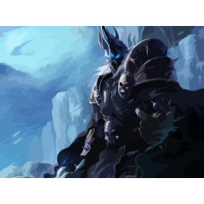 Живопись по номерам NoBrand World of warcraft король лич артас