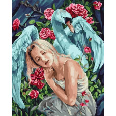 Картина по номерам  Paintboy (Premium) Леда
