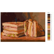 Живопись по номерам BRUSHES-PAINTS Фуд Арт. Сэндвичи Живопись по номерам BRUSHES-PAINTS Фуд Арт. Сэндвичи