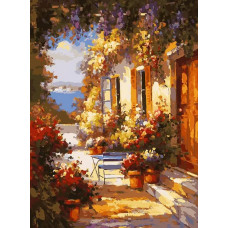 Картина по номерам Белоснежка Летнее утро, 30x40