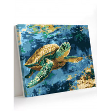 Картина по номерам Art on Canvas Морская черепаха 40х50