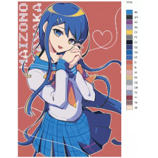 Живопись по номерам BRUSHES-PAINTS Саяка Майзоно. Аниме Данганронпа - Danganronpa