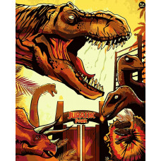 Картина по номерам Красиво Красим Jurassic Park, 80 х 100 см
